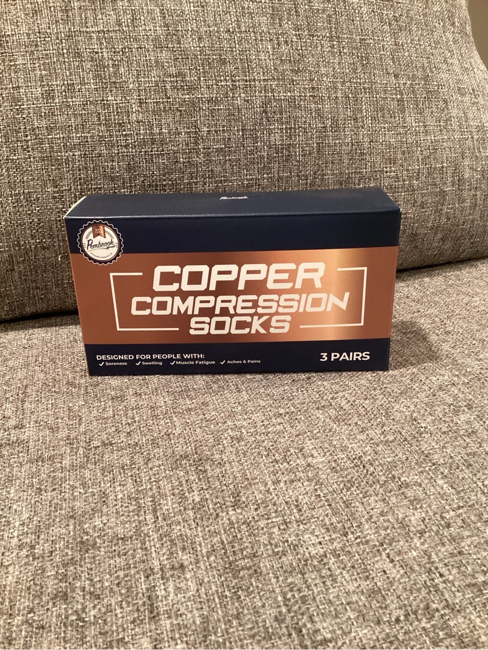 Copper Compression Socks - 3 Pairs by Rembrandt